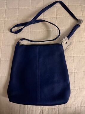 Classic Deep Blue Crossbody Bag for Women